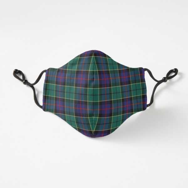 Forsyth tartan fitted face mask