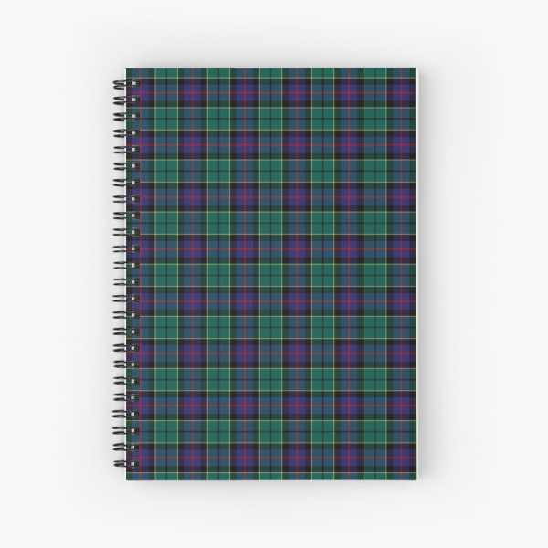 Forsyth tartan spiral notebook