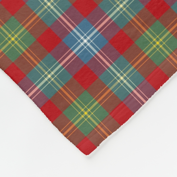 Foster Ancient tartan fleece blanket