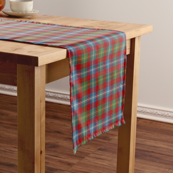 Foster Ancient tartan table runner