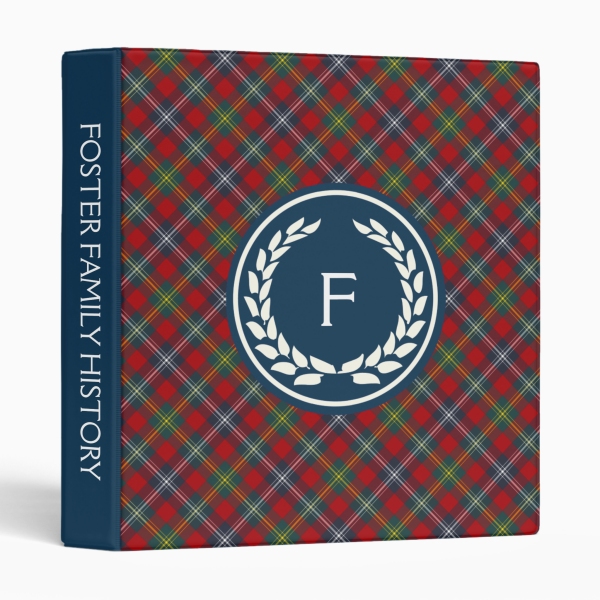 Clan Foster Tartan Binder