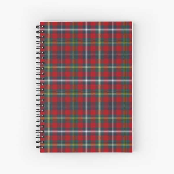 Foster tartan spiral notebook