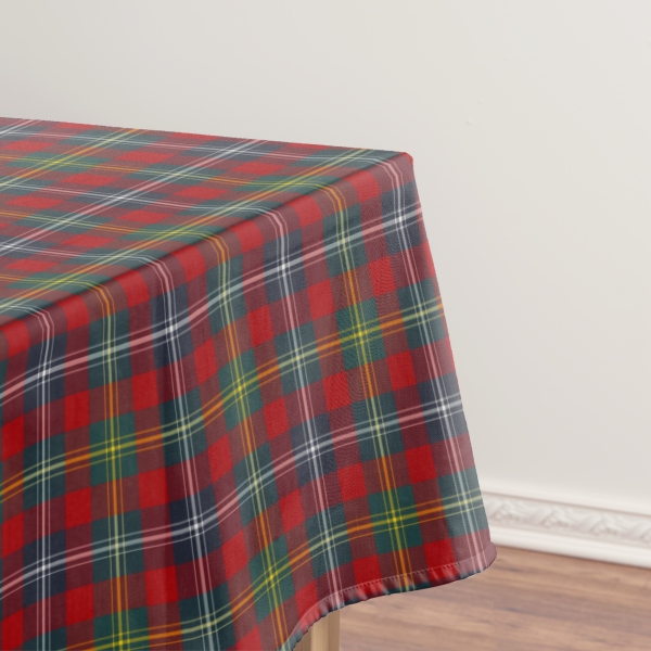 Foster tartan tablecloth