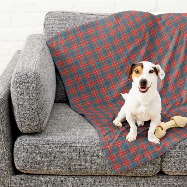 Clan Fraser Ancient Tartan Pet Blanket