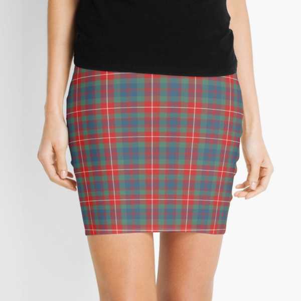 Fraser Ancient tartan mini skirt