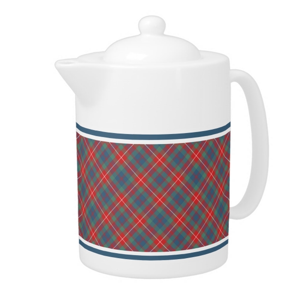 Clan Fraser Ancient Tartan Teapot