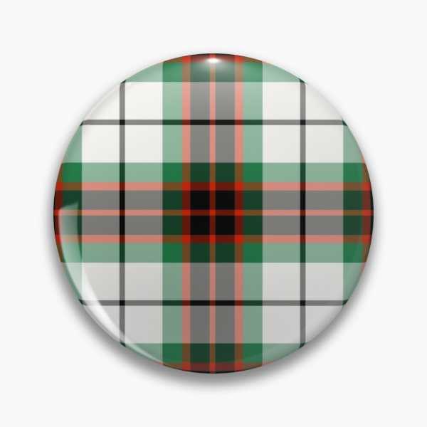 Fraser Dress tartan pinback button