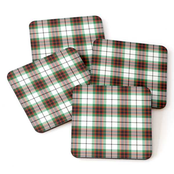 Fraser Dress tartan beverage coasters