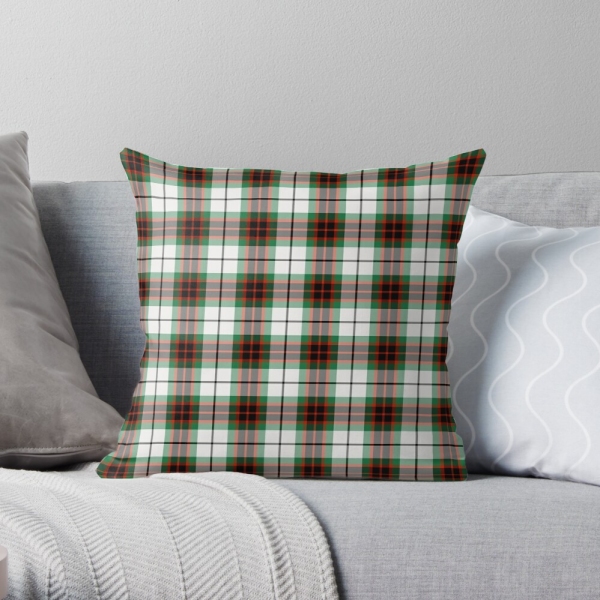 Fraser Dress tartan throw pillow