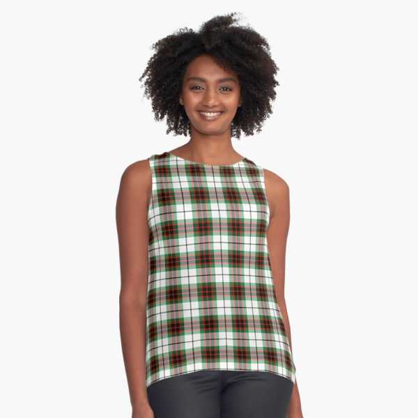 Fraser Dress tartan sleeveless top