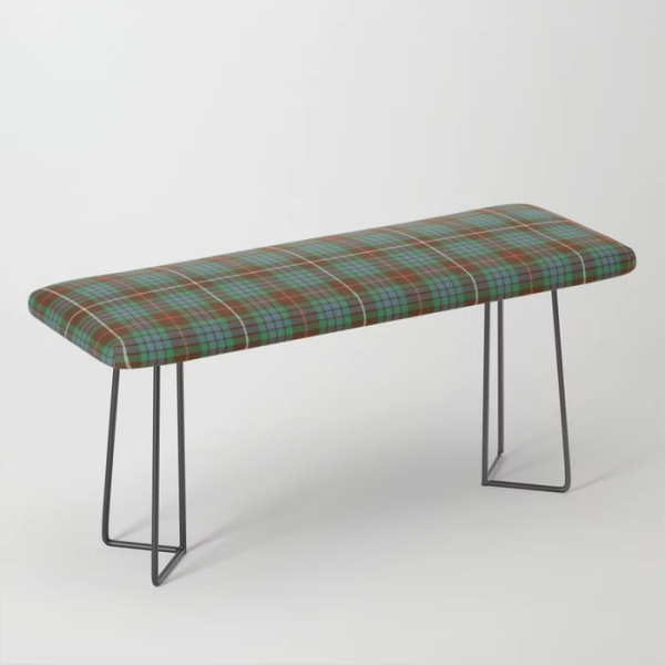 Fraser Hunting tartan bench