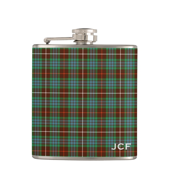 Clan Fraser Hunting Tartan Flask