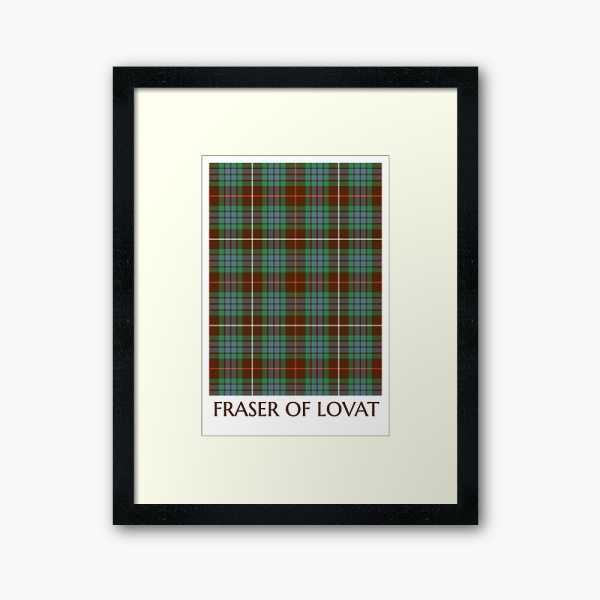 Clan Fraser Hunting Tartan Framed Print