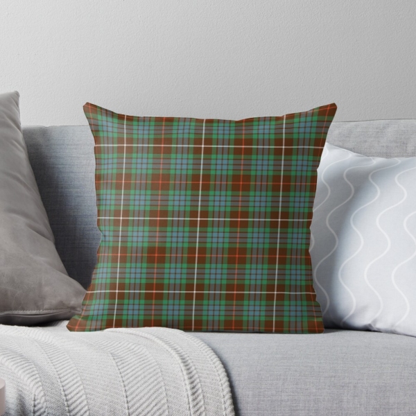 Fraser Hunting tartan throw pillow