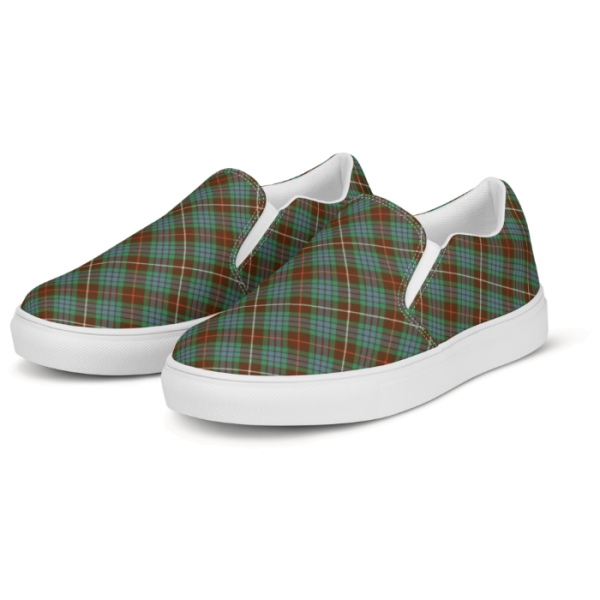 Fraser Hunting tartan men's slip-on shoes