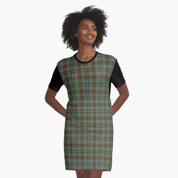 Fraser Hunting tartan tee shirt dress