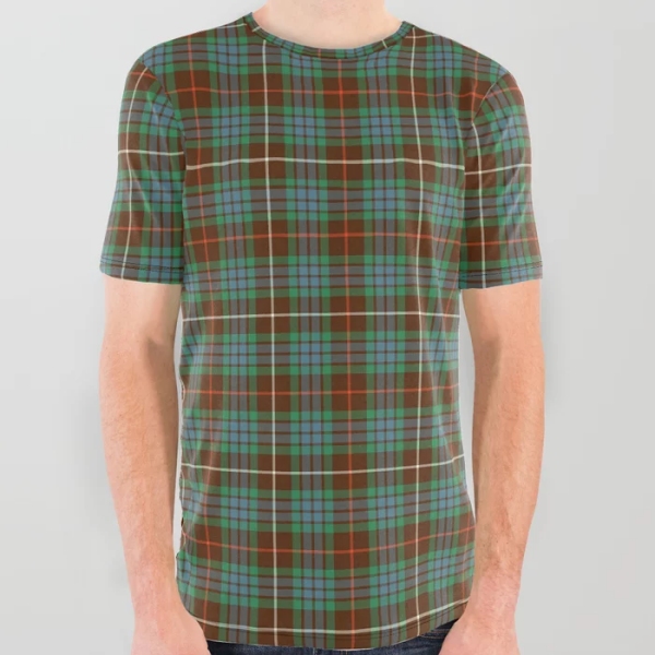 Fraser Hunting tartan all over print tee shirt