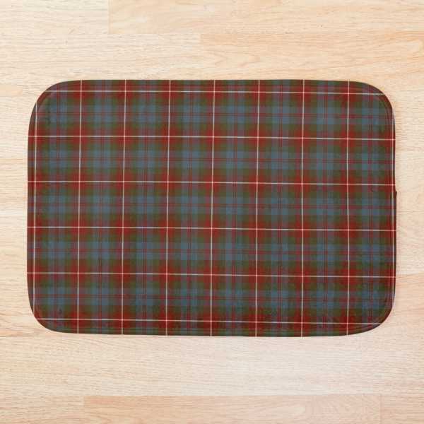 Clan Fraser Weathered Tartan Floor Mat