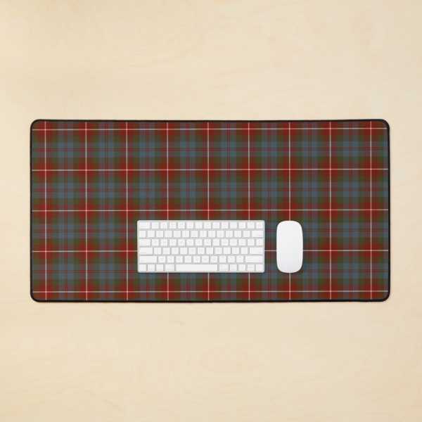 Fraser Weathered tartan desk mat