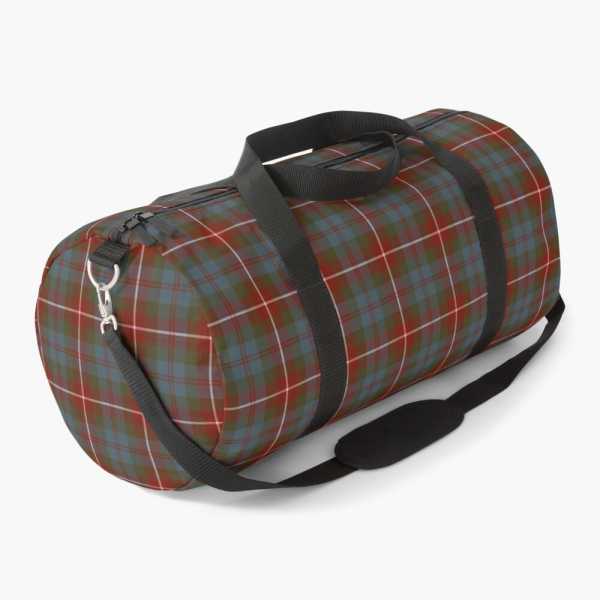 Clan Fraser Weathered Tartan Duffle Bag