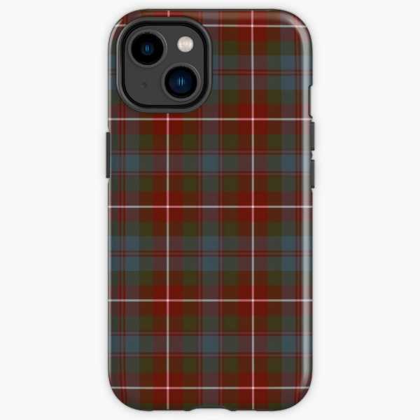Clan Fraser Weathered Tartan iPhone Case