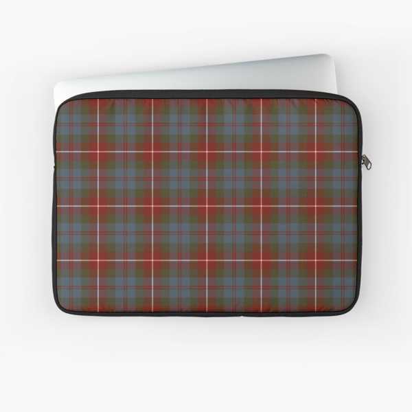 Fraser Weathered tartan laptop sleeve