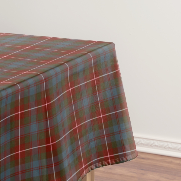 Fraser Weathered tartan tablecloth