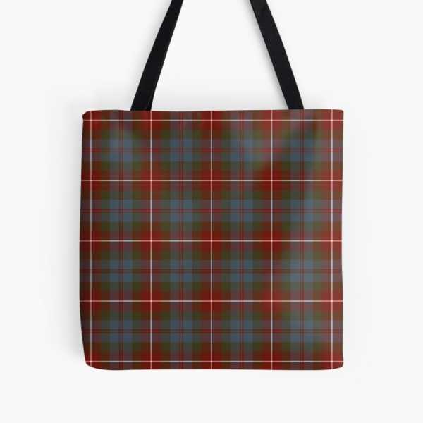 Fraser Weathered tartan tote bag