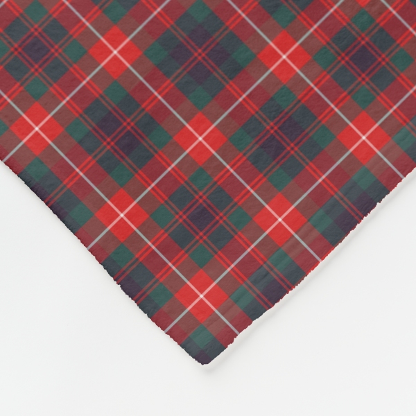 Fraser of Lovat tartan fleece blanket