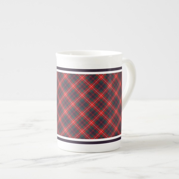 Fraser of Lovat tartan bone china mug