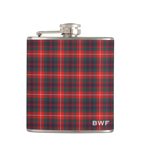 Clan Fraser Tartan Flask