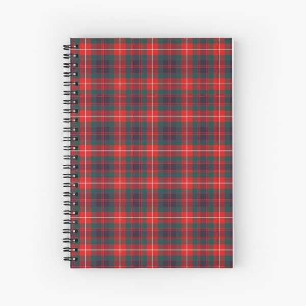 Fraser of Lovat tartan spiral notebook