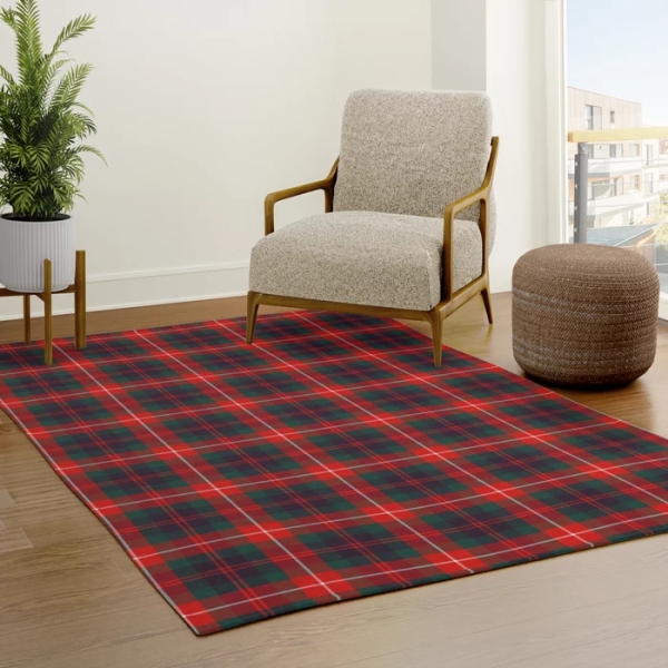 Fraser of Lovat tartan area rug