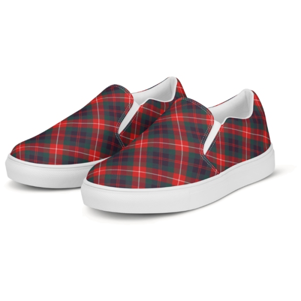 Fraser tartan men's slip-on shoes