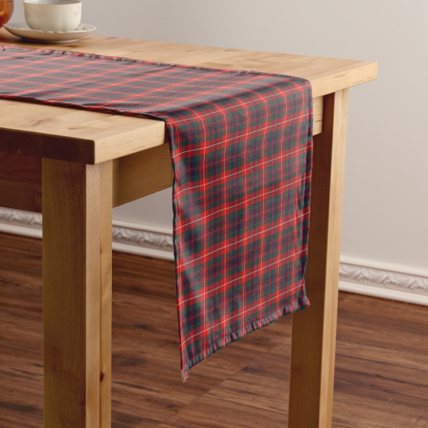 Clan Fraser Tartan Table Runner