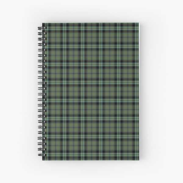 Fort William District tartan spiral notebook