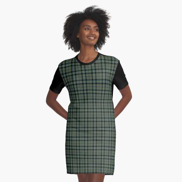 Fort William District tartan tee shirt dress