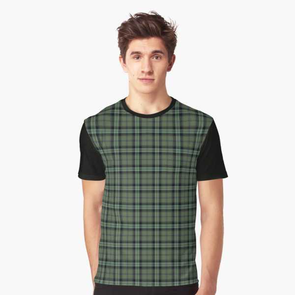 Fort William District tartan tee shirt