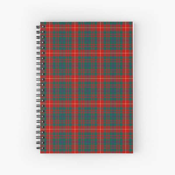 Fulton tartan spiral notebook