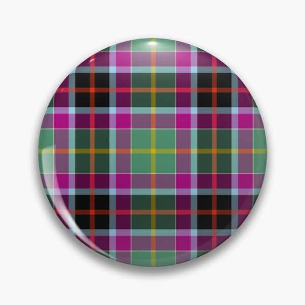 Galawater Ancient District tartan pinback button