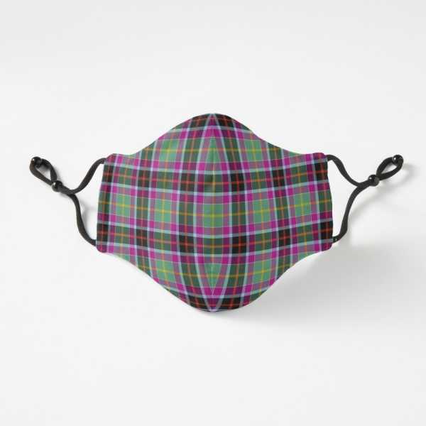 Galawater Ancient District tartan fitted face mask