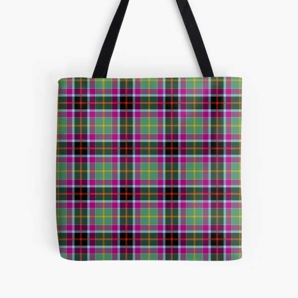 Galawater Ancient District tartan tote bag