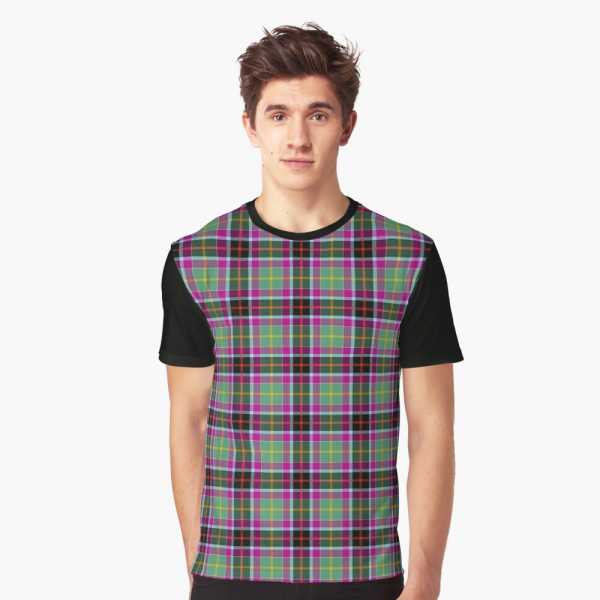 Galawater Ancient District tartan tee shirt