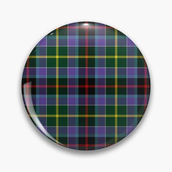 Galawater tartan pinback button