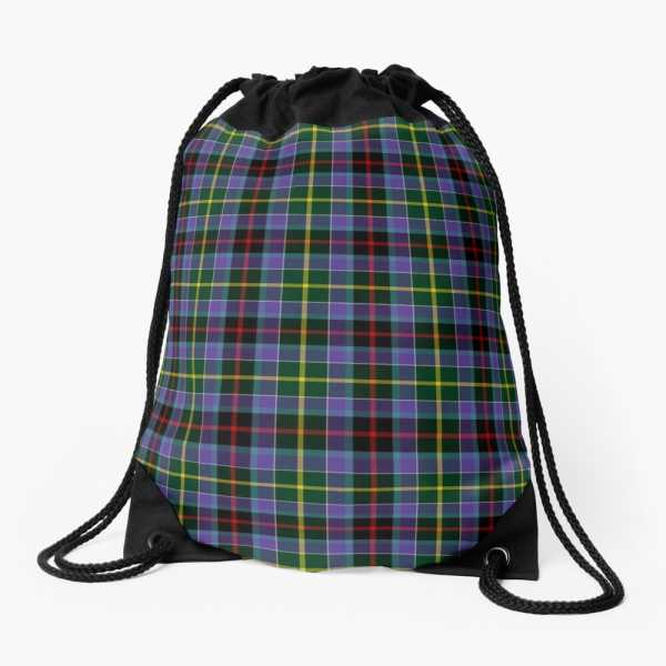 Galawater tartan drawstring bag