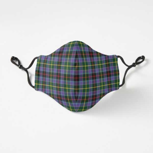 Galawater tartan fitted face mask