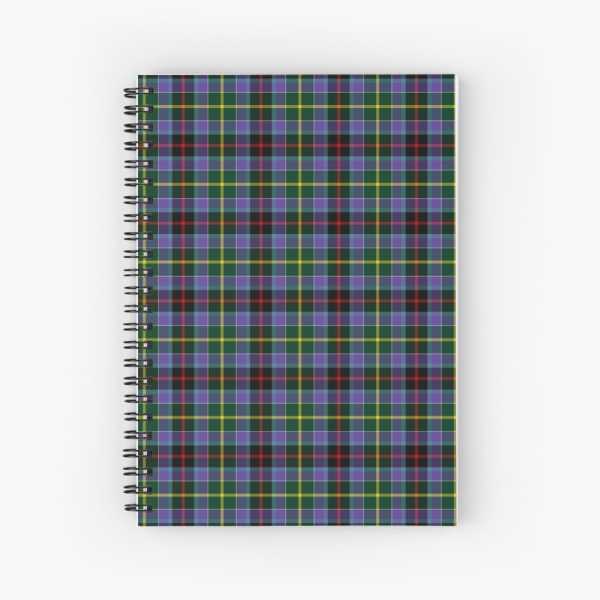 Galawater tartan spiral notebook