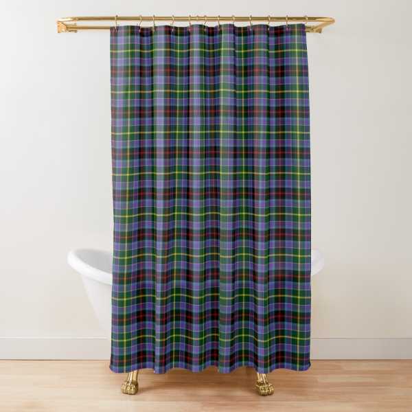 Galawater tartan shower curtain