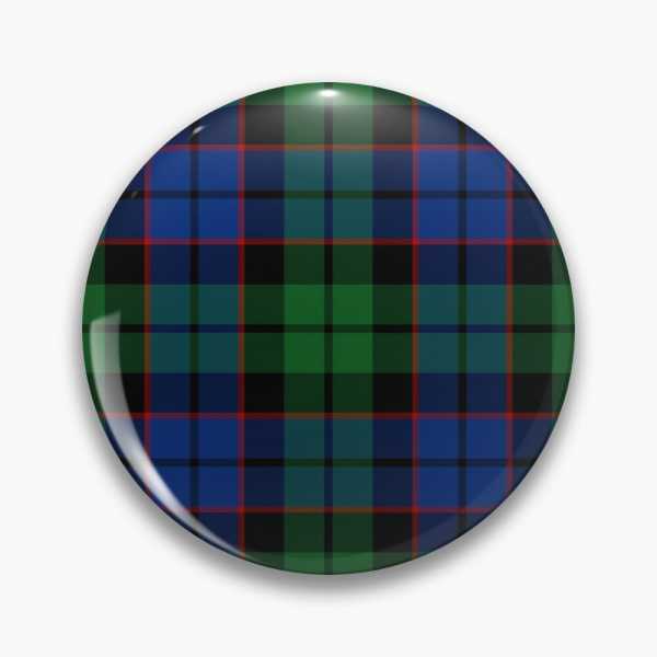 Gallamore tartan pinback button