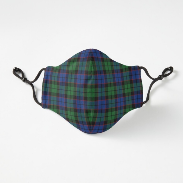 Gallamore tartan fitted face mask